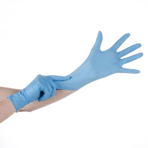 Noble Products 4 Mil Thick Powder-Free Nitrile Gloves - LARGE 100/Box